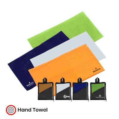 QVA Quick Dry Towel with Zipper Pouch - 50g