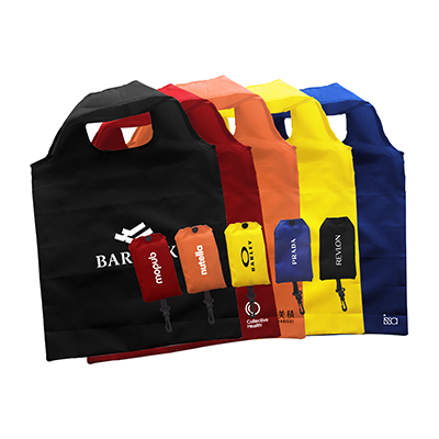 EASY Foldable Nylon Shopping Bag with Hook